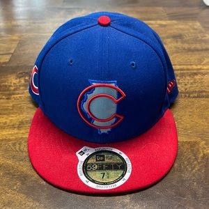 7 5/8 New era chicago cubs hat fitted